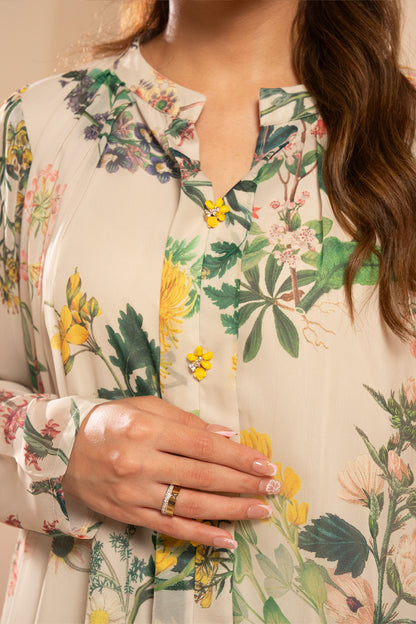 Florashade-Chiffon Top with inner