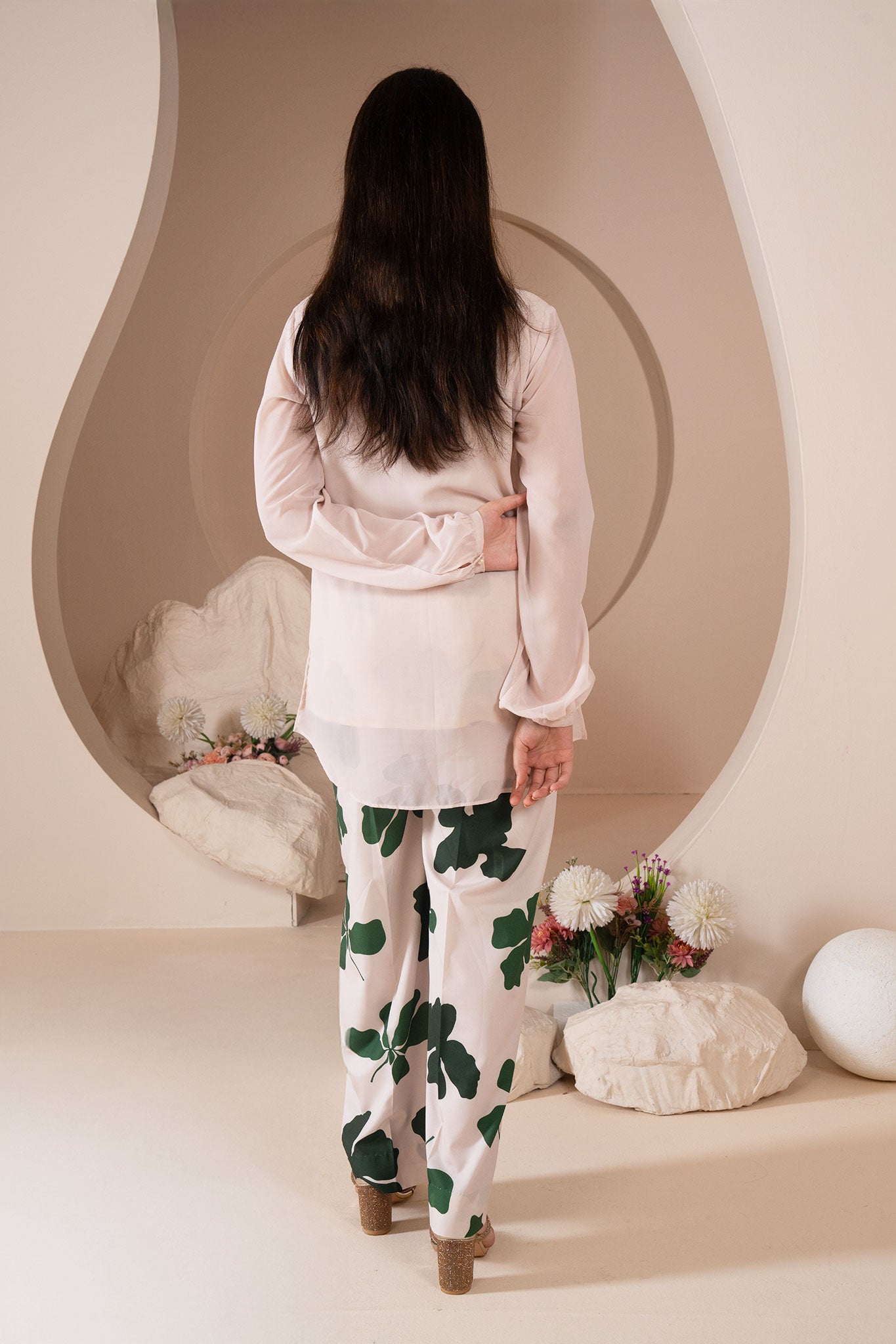 Veil - Chiffon Top with inner