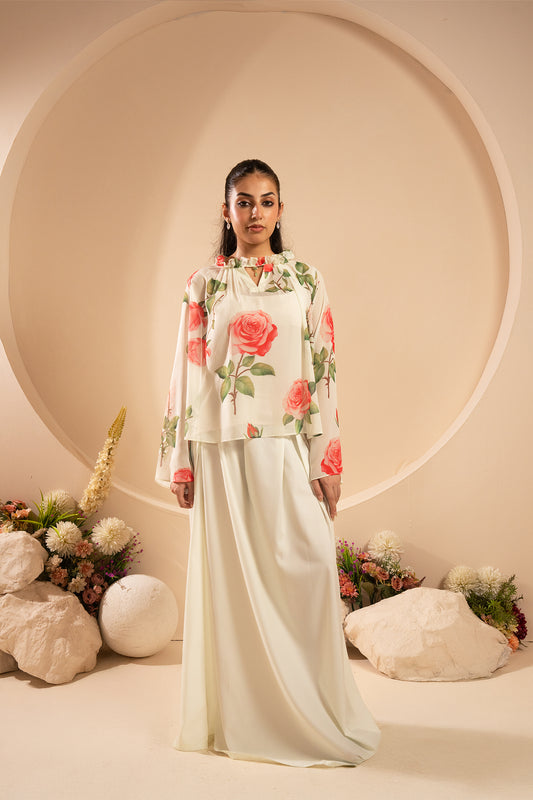 Bloomshade - Chiffon Top with inner