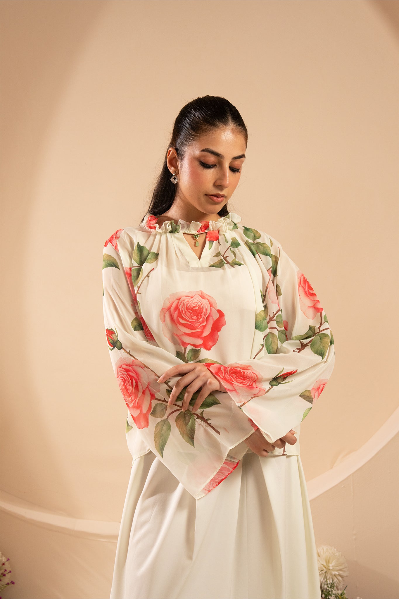 Bloomshade - Chiffon Top with inner