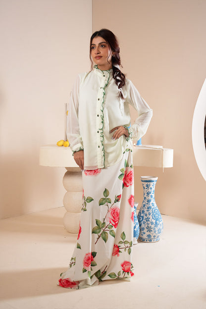 Trace - Chiffon Top with inner