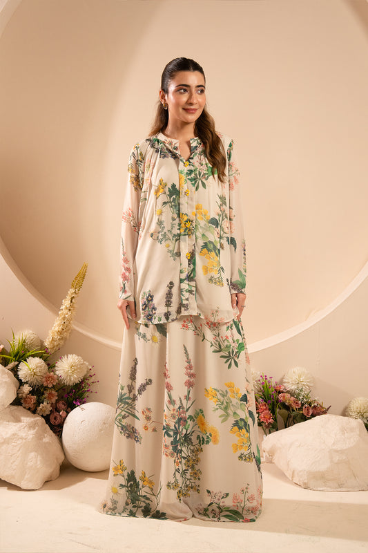 Florashade-Chiffon Top with inner
