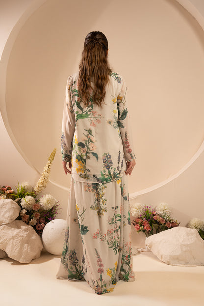 Florashade- Chiffon Skirt with inner